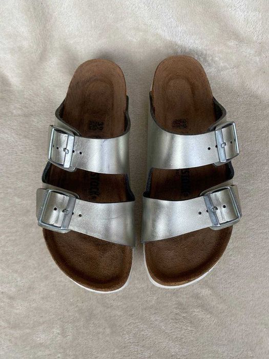 шкіряні ортопедичні сланці  Birkenstock Arizona Leather