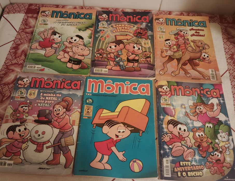 Revistas de Banda Desenhada Mônica Vintage