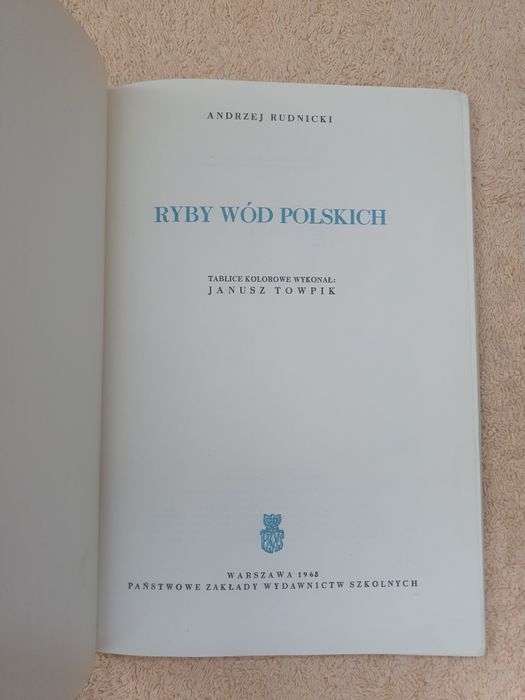 Ryby wód polskich Andrzej Rudnicki