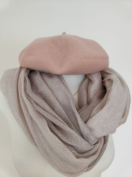 Beret damski, wełniany