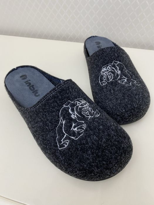 Чоловічі капці повстяні Inblu,сірий та графіт. 40-46 розмір у розмір.