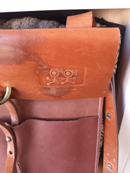 Mala a tiracolo em couro