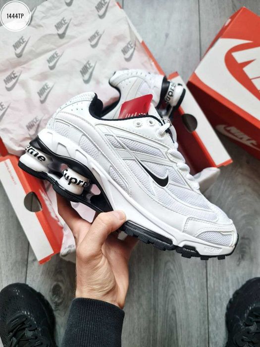 !SALE! Nike Shox Ride 2 x Supreme White Premium 36 37 38 39 40 41 42 43 44 45 шокс