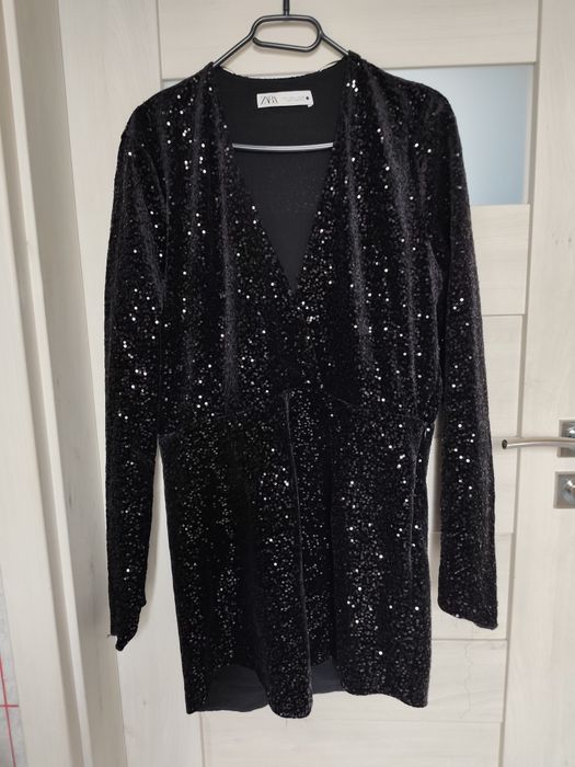 Sukienka damska cekinowa Zara L