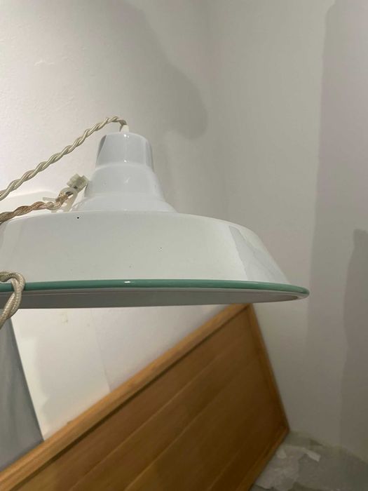 Candeeiro metal estilo vintage/industrial