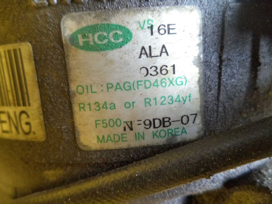 Компрессор кондиционера Kia Sportage Hyundai ix35 (2,0 CRDi)