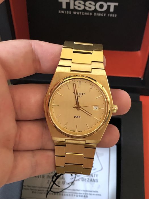 Relógio Tissot Prx Dourado
