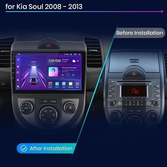 Kia Soul – Radio Android 9” CarPlay