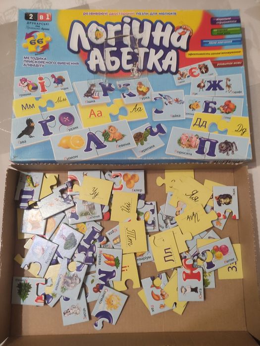 Розвиваюча гра Логічна абетка