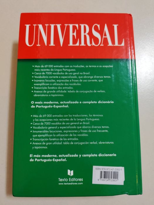 Dicionário Universal Português - Espanhol (Novo)