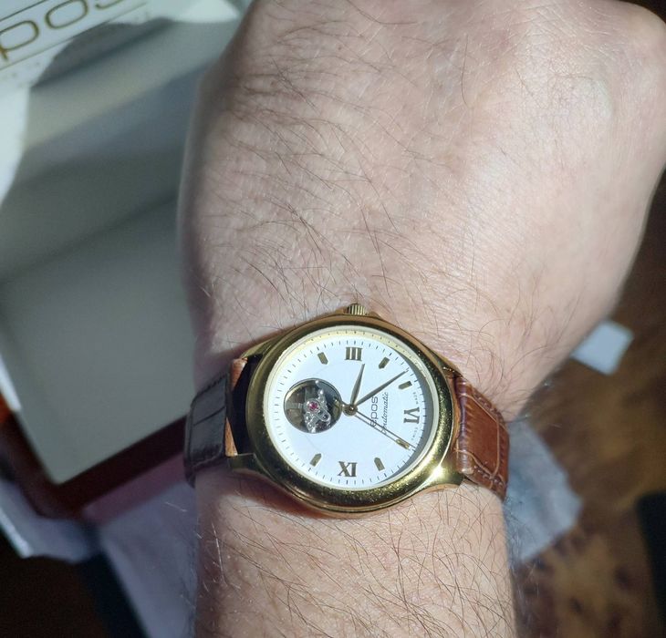 Швейцарские наручные часы Epos, Open Heart,механика