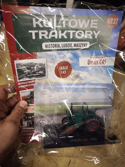 Kultowe traktory nr 27 Ursus C45 Hachette klasyk kolekcja pobranie