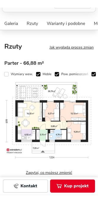 Dom w stanie surowym otwartym Brodnica
