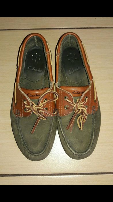 Топсайдеры мокасины туфли Clarks 37 размер