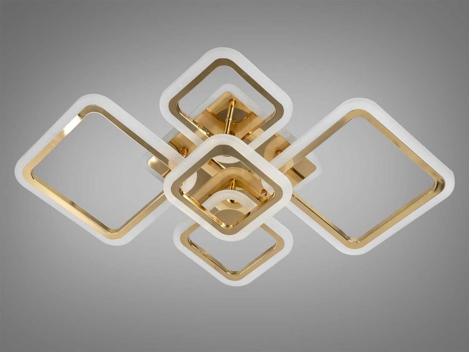 Світлодіодна люстра смарт світильник з пультом, 80W