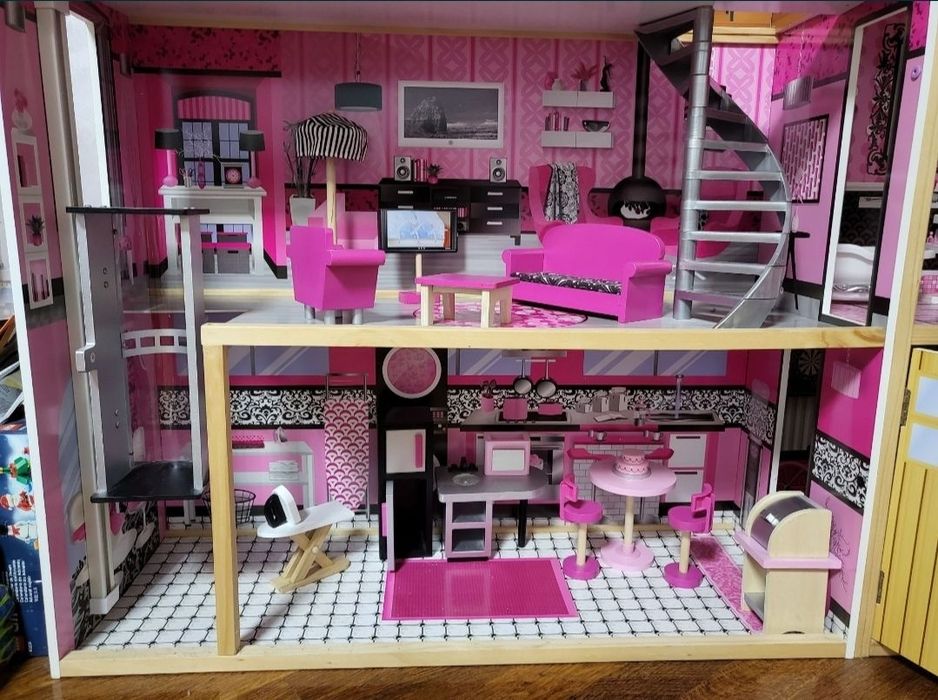 Будинок для барбі, дерев'яний, Barbie
