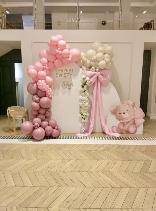 Balony/Ścianka balonowa/Komunia/Białystok,Choroszcz/box prezentowy