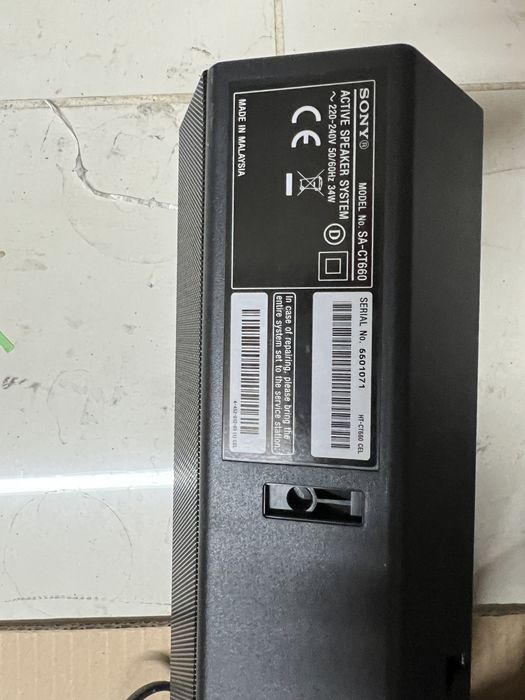 Soundbar Sony praticamente Nova