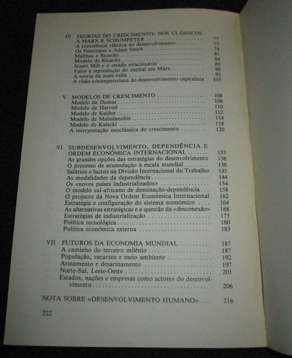 Livro Lições de Economia Política do Desenvolvimento Mário Murteira