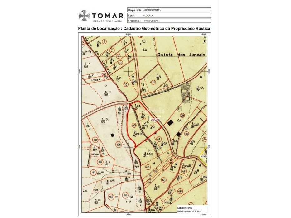 Terreno Rústico com poço - Juncais, Tomar — Tomar (São João Baptista) E Santa Maria Dos Olivais, Santarém