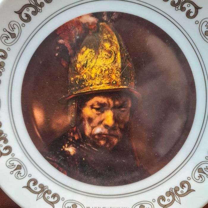 Prato Decorativo Porcelana – Rembrandt | “Der Mann mit dem Goldhelm”
