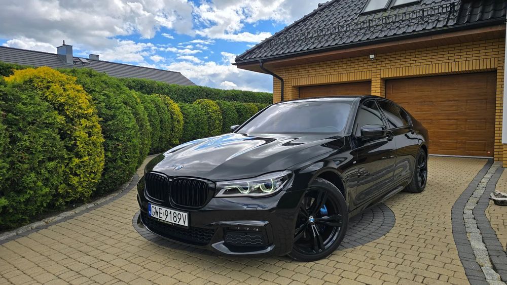 BMW Seria 7 G11 740d x-Drive M-pakiet / Wentyle / Lasery / Dociągi / Harman/Kardon