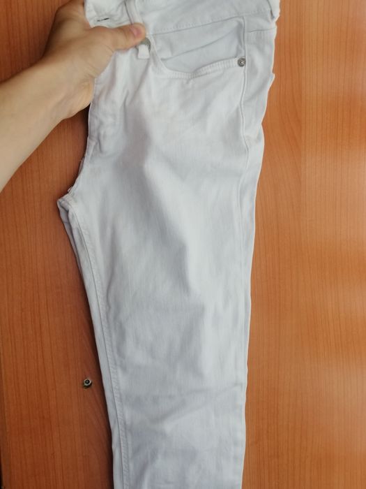 ÚLTIMO PREÇO, 2 calças (brancas e cinzas) skinny, Zara, 34/36