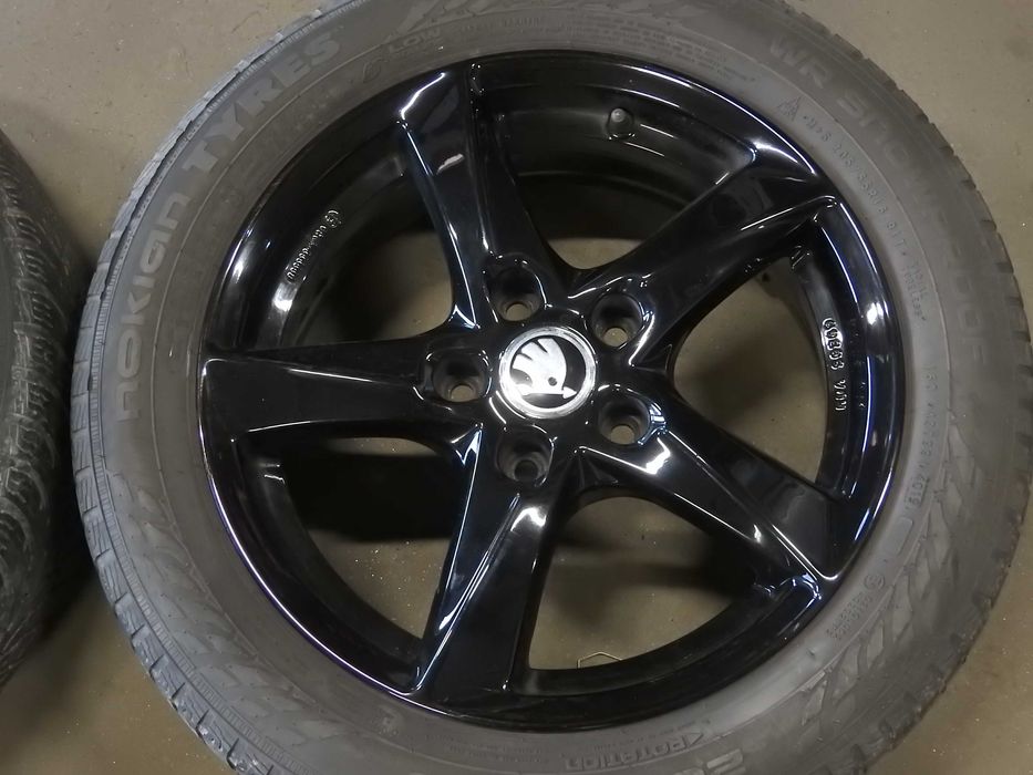 4x Alu Felgi 16'' 5x112 6,5J et46 piasta 57,1mm Brock dedykowane SKODA