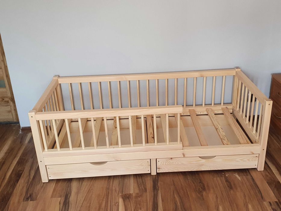 łóżko tipi drewniane