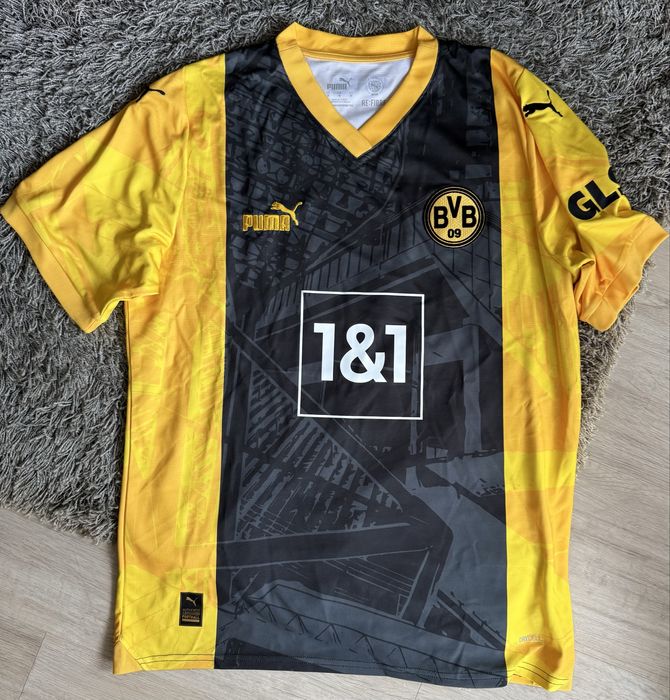 Camisola Borussia Dortmund 50 Anos Signal Iduna Park – Edição Especial – Caixa + Autocolantes