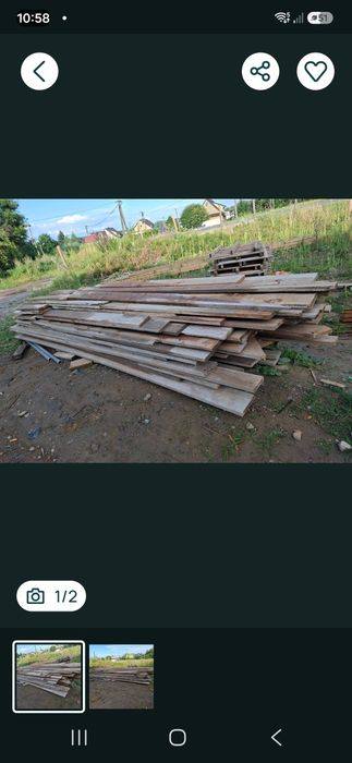 Deski używane po budowie