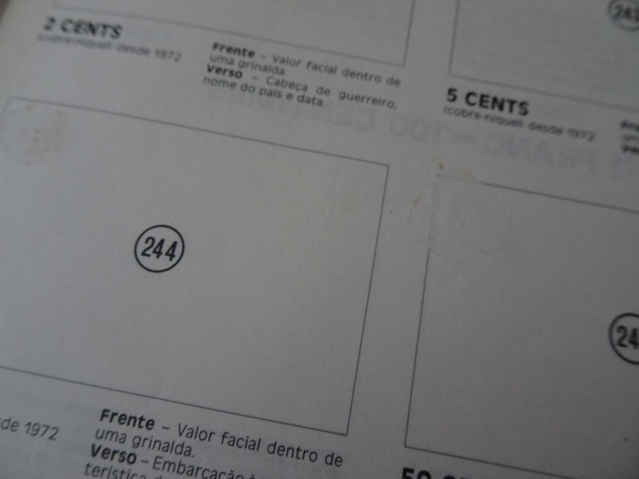 Caderneta de cromos vazia Moedas da Europa (correntes) II Volume