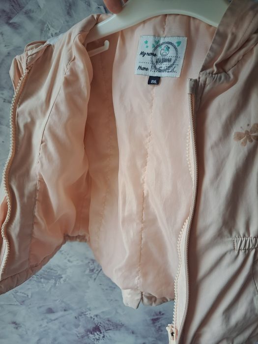 Jesienna kurteczka C&A 86 podwójny zamek