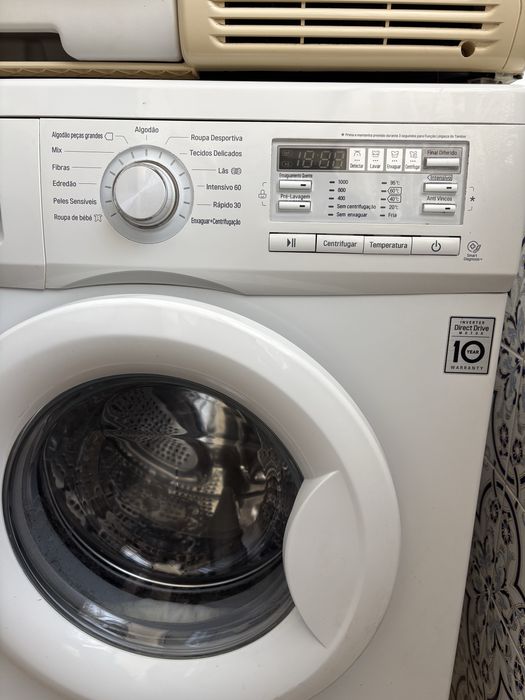 Máquina de Lavar Roupa LG, 7kg A+++