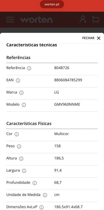 Frigorifico Americano LG No Frost
