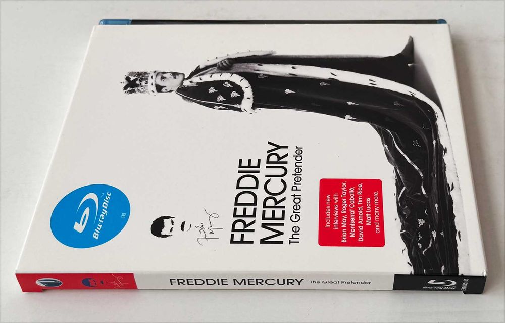Blu-Ray_ Freddie Mercury – The Great Pretender. Como novo.