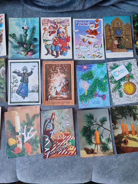 Открытки СССР с новым годом