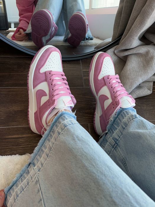 БЕЗКОШТОВНА ДОСТАВКА‼️Nike Dunk Pink(Рожеві),найк данк,dunk low,данк,d