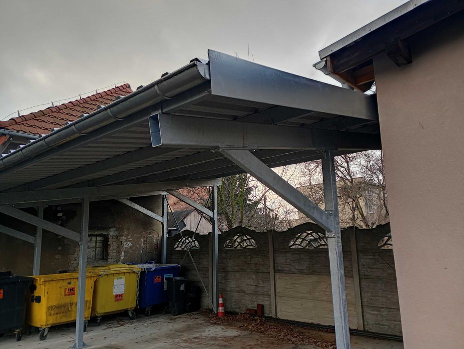 Zadaszenie stalowe, wiata, carport