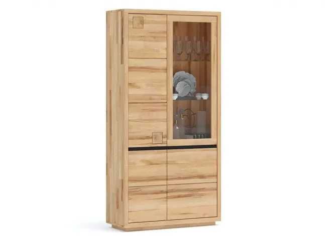 Witryna drewniana NOWA. Kredens, biblioteczka drewno. Ciche domykanie