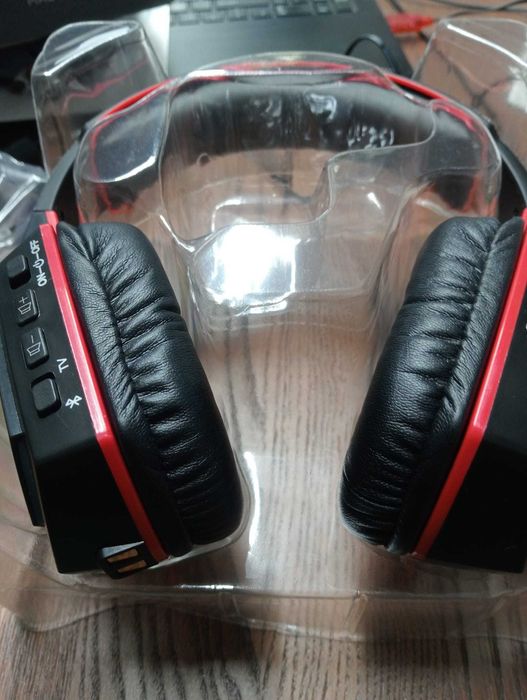 Auscultadores Híbridos Wallarge HP003 TV (Sem Atraso)+Bluetooth