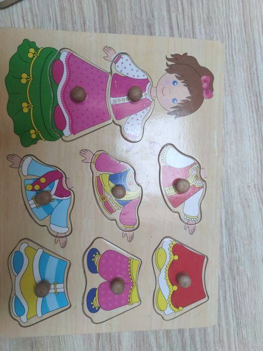 Układanki drewniane, puzzle KOMPLETNE