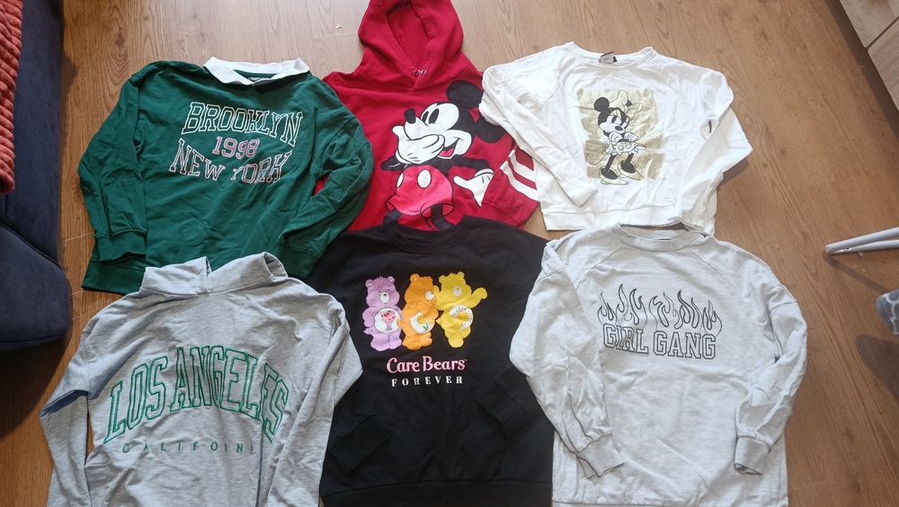 Zestaw bluz 140/146 dla dziewczynki