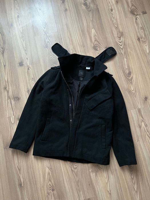 Чоловіче Пальто Adidas Originals Вовна Wool Coat Sample Куртка M Чорна