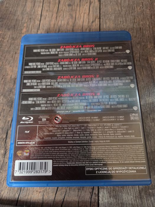 Zabójcza Broń Kolekcja Blu Ray