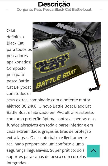Pato de pesca BLACK CAT