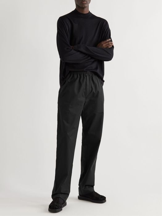 The Row Jonah Straight-Leg Cotton-Blend Drill pants штаны [Prada, LV]