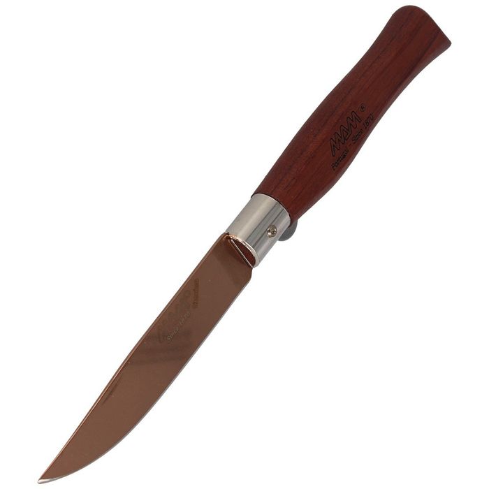 Nóż składany MAM Bronze Titanium, Bubinga Wood 105mm (2062)
