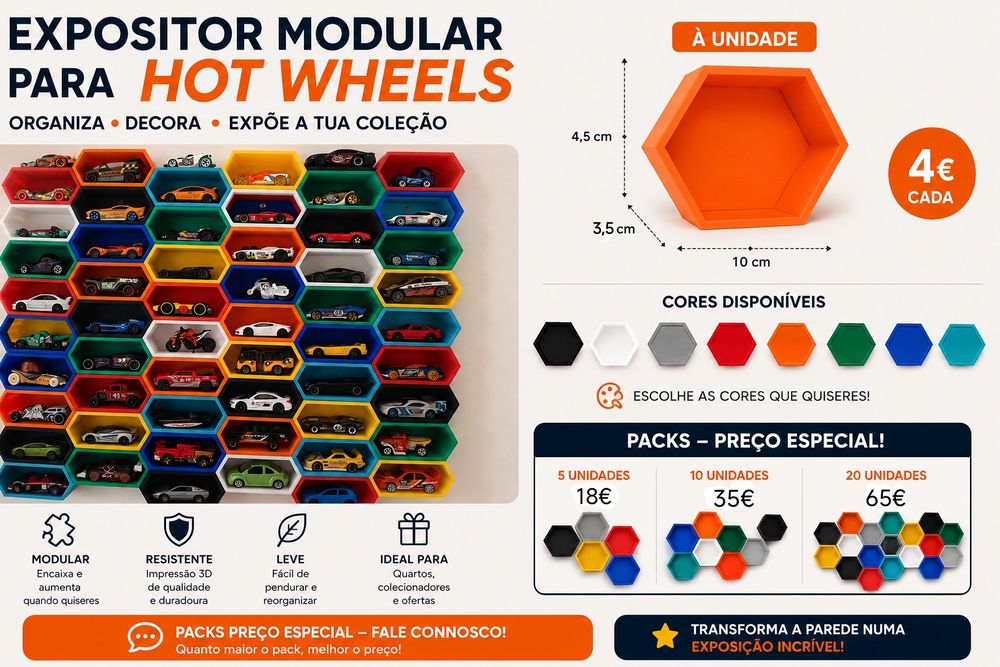 Hot Wheels - expositor