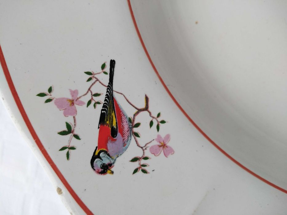 Prato de Sopa de Faiança